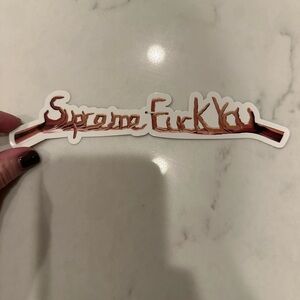 Supreme limited edition sticker